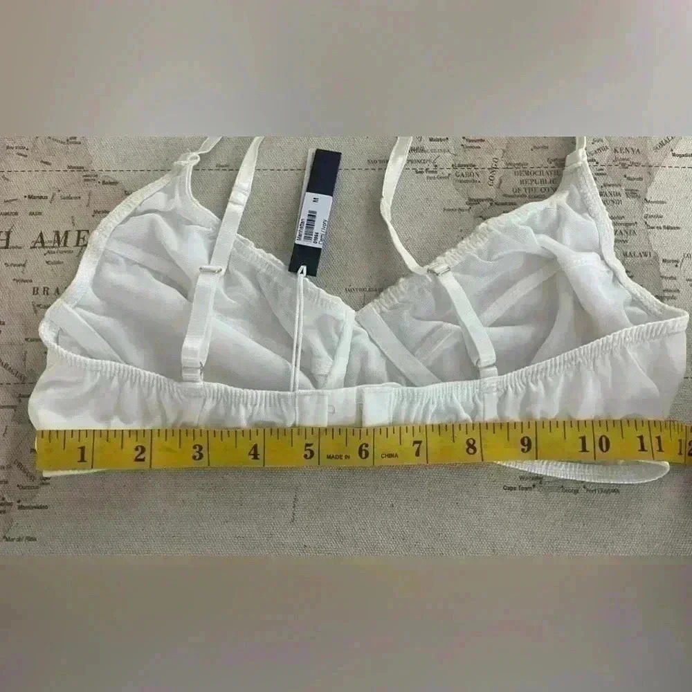 🆕Gooseberry Intimates Manhattan Demi Bra Ivory Size M New With Tags - Picture 6 of 8